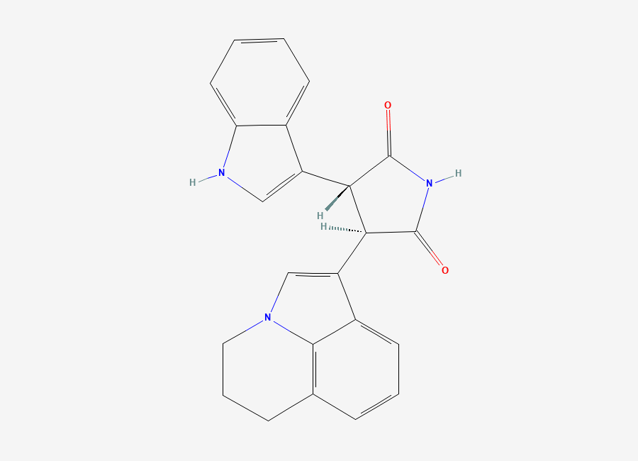 Two-dimensional chemical structure of Tivantinib
