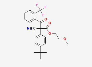 Two-dimensional chemical structure of Cyflumetofen