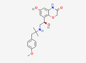 Two-dimensional chemical structure of Olodaterol