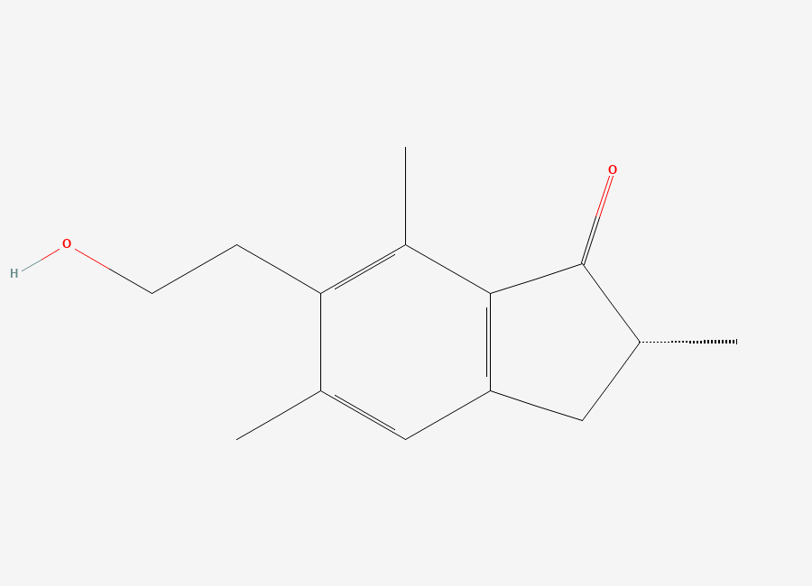 Two-dimensional chemical structure of Pterosin B