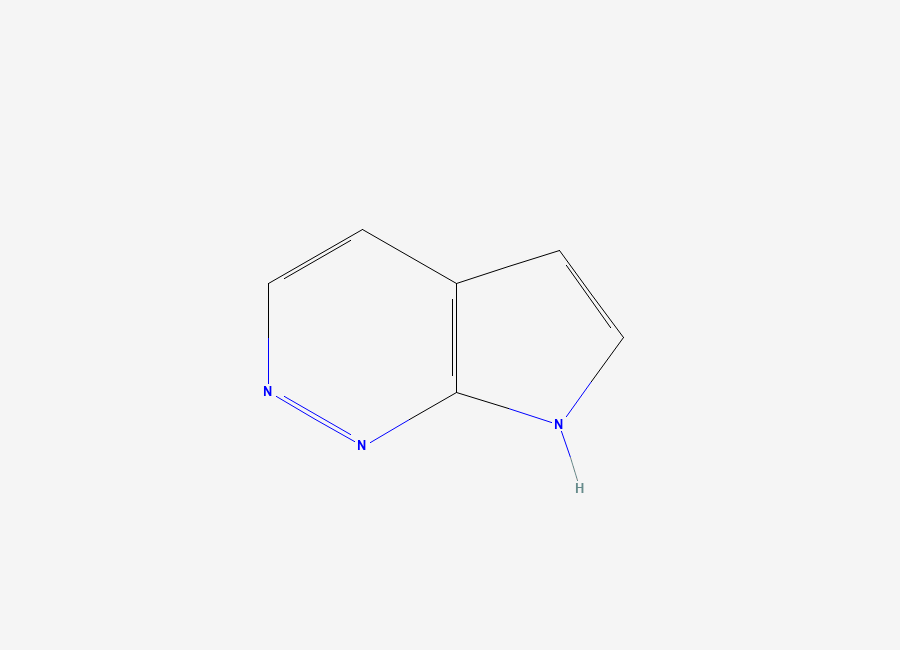 Two-dimensional chemical structure of 7H-Pyrrolo(2,3-c)pyridazine