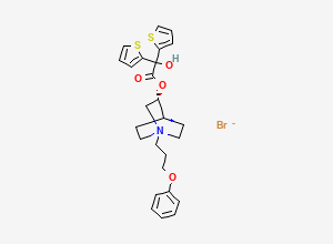 Two-dimensional chemical structure of Aclidinium Bromide