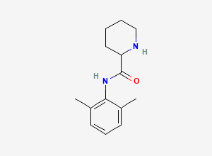 Two-dimensional chemical structure of Bupivacaine EP Impurity B, CAS 15883-20-2