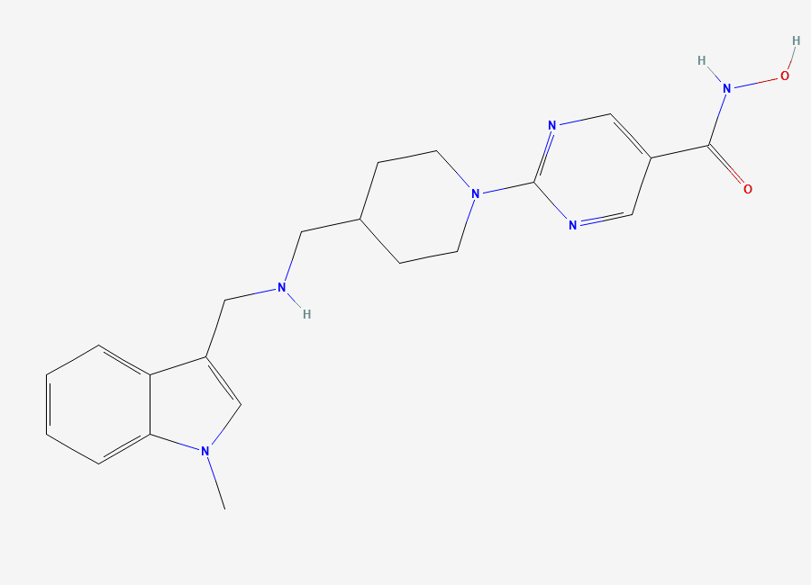 Two-dimensional chemical structure of Quisinostat