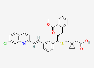 Two-dimensional chemical structure of Montelukast EP Impurity H / Montelukast Methoxycarbonyl Analog, CAS 851755-56-1