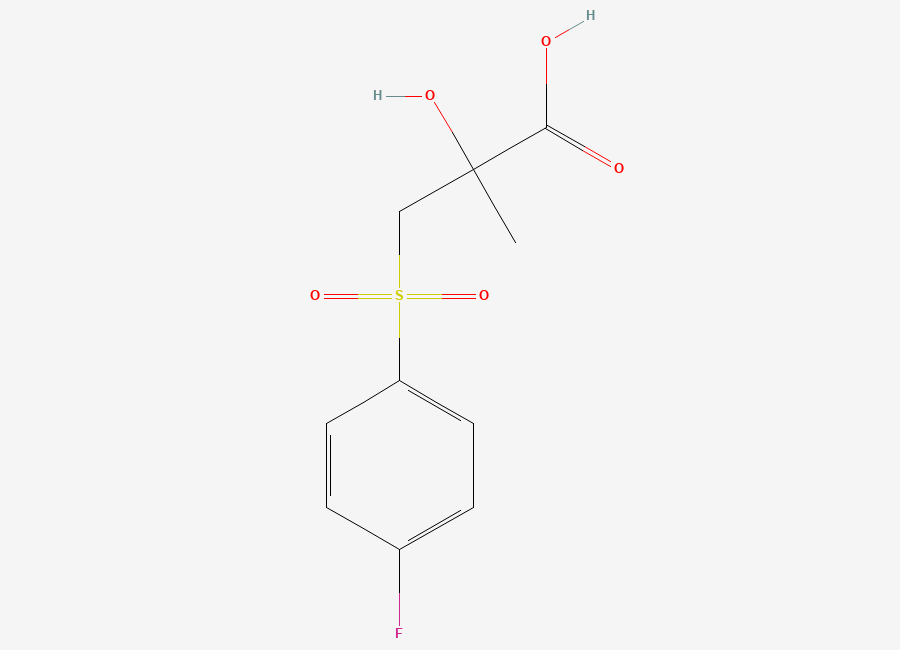 Two-dimensional chemical structure of Bicalutamide EP Impurity M/ Bicalutamide JP Related substance M, CAS 151262-57-6