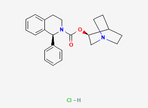 Two-dimensional chemical structure of Solifenacin EP Impurity H (HCl salt), CAS 180468-38-6