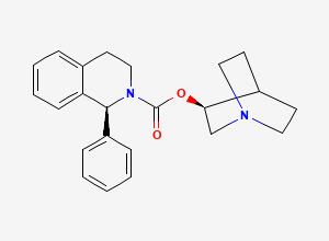 Two-dimensional chemical structure of Solifenacin EP Impurity H / Solifenacin (1S,3S)-Isomer / (1S,3S)-Solifenacin (Free Base)), CAS 732228-02-3