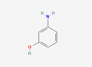 Two-dimensional chemical structure of Mesalazine EP Impurity B, CAS 591-27-5