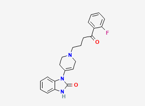Two-dimensional chemical structure of Droperidol EP Impurity B / 4-Desfluoro-2-Fluoro Droperidol, CAS 1026015-45-1