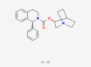 Two-dimensional chemical structure of Solifenacin EP Impurity G / (R,R)-Solifenacin (HCl), CAS 180468-37-5