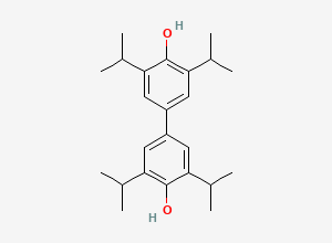 Two-dimensional chemical structure of Propofol EP Impurity E / Propofol Related Compound A, CAS 2416-95-7