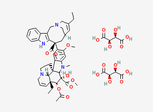 Two-dimensional chemical structure of Vinorelbine Tartrate