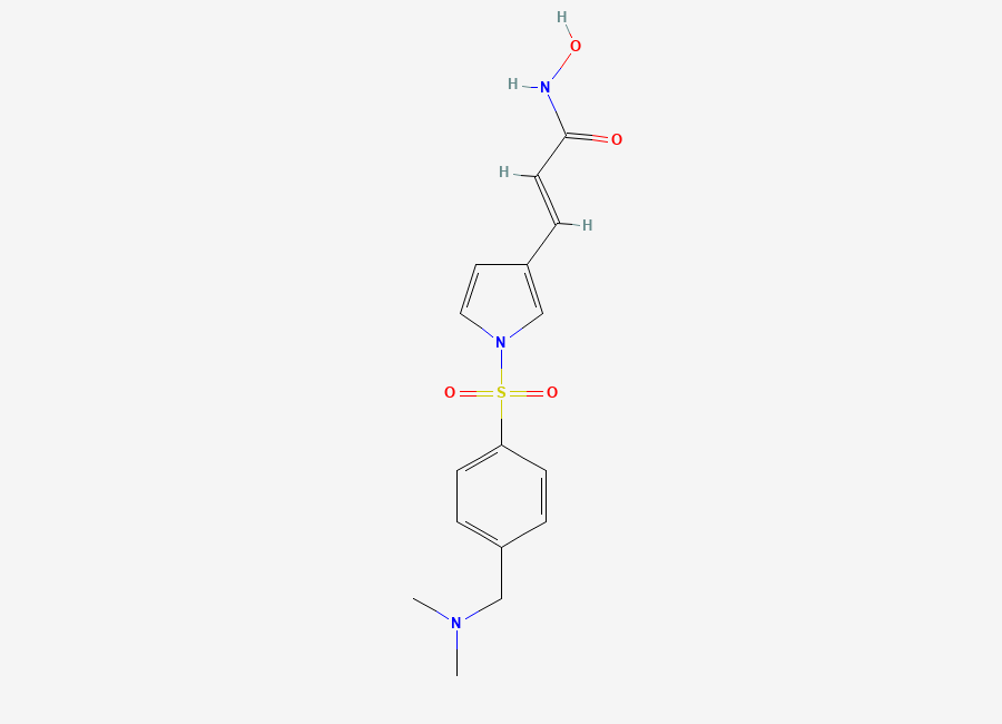Two-dimensional chemical structure of Resminostat
