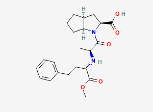 Two-dimensional chemical structure of Ramipril EP Impurity A / Ramipril Related Compound A / Ramipril Methyl Ester Analog, CAS 108313-11-7
