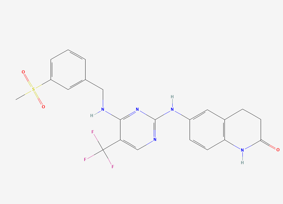 Two-dimensional chemical structure of PF-573228