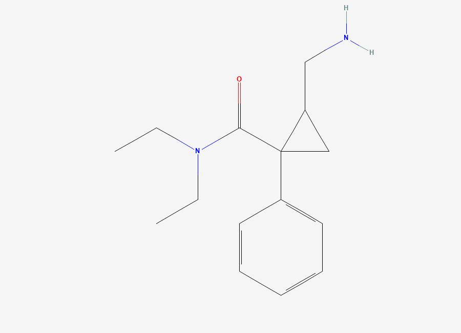 Two-dimensional chemical structure of Dextromilnacipran