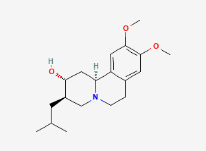 Two-dimensional chemical structure of (2R,3R,11bS)-Dihydrotetrabenazine
