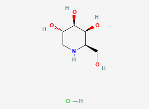 Two-dimensional chemical structure of Migalastat Hydrochloride