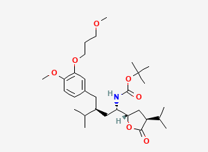 Two-dimensional chemical structure of Aliskiren Impurity 35, CAS 866030-35-5