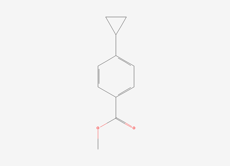 Two-dimensional chemical structure of Methyl 4-cyclopropylbenzoate