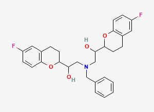 Two-dimensional chemical structure of rac N-Benzyl Nebivolol, CAS 929706-85-4