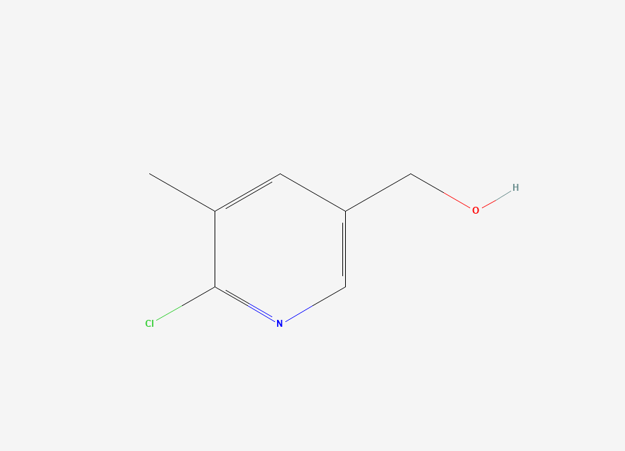 Two-dimensional chemical structure of (6-Chloro-5-methylpyridin-3-yl)methanol