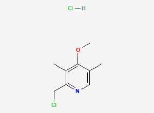 Two-dimensional chemical structure of Omeprazole EP Impurity XI, CAS 86604-75-3