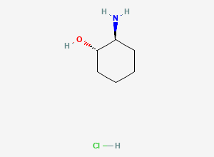 Two-dimensional chemical structure of (1S,2S)-2-Aminocyclohexanol hydrochloride