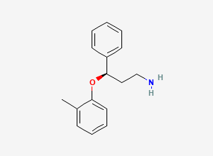 Two-dimensional chemical structure of N-Desmethylatomoxetine