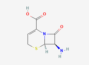 Two-dimensional chemical structure of 7-Amino-3-cephem-4-carboxylic acid, CAS 36923-17-8