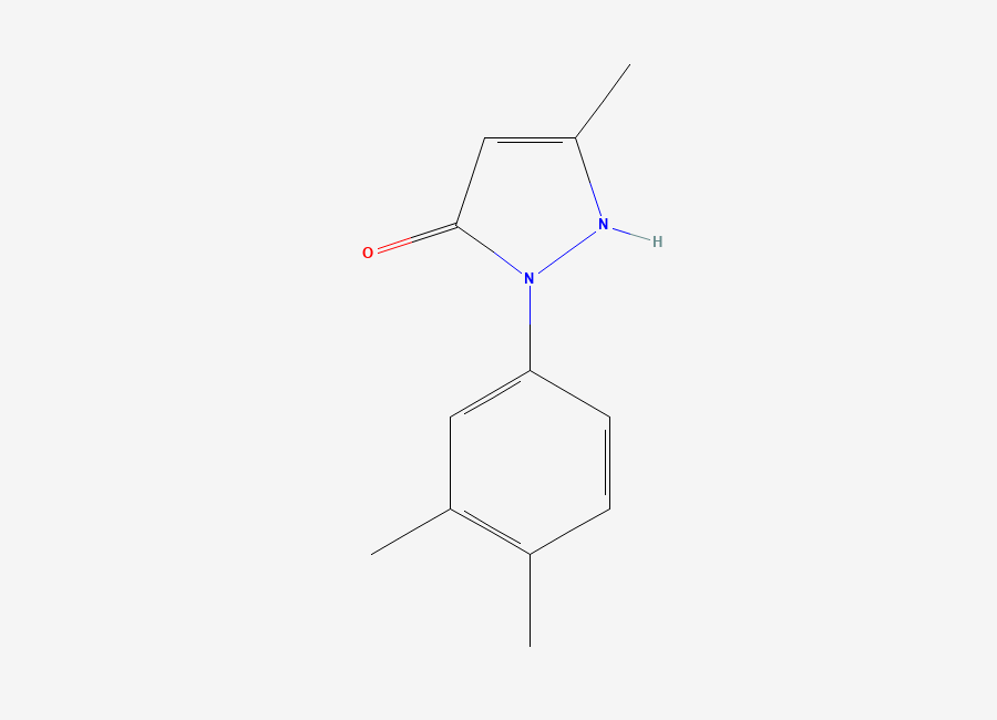 Two-dimensional chemical structure of Eltrombopag Pyrazole Impurity, CAS 277299-70-4