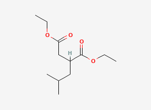 Two-dimensional chemical structure of Diethyl 2-isobutylsuccinate