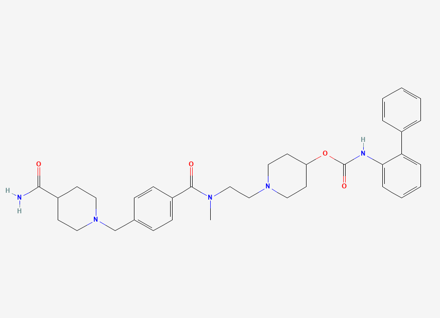 Two-dimensional chemical structure of Revefenacin, CAS 864750-70-9