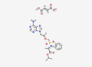 Two-dimensional chemical structure of Tenofovir alafenamide Impurity 60