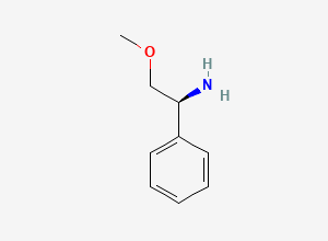 Two-dimensional chemical structure of (S)-2-Methoxy-1-phenylethanamine