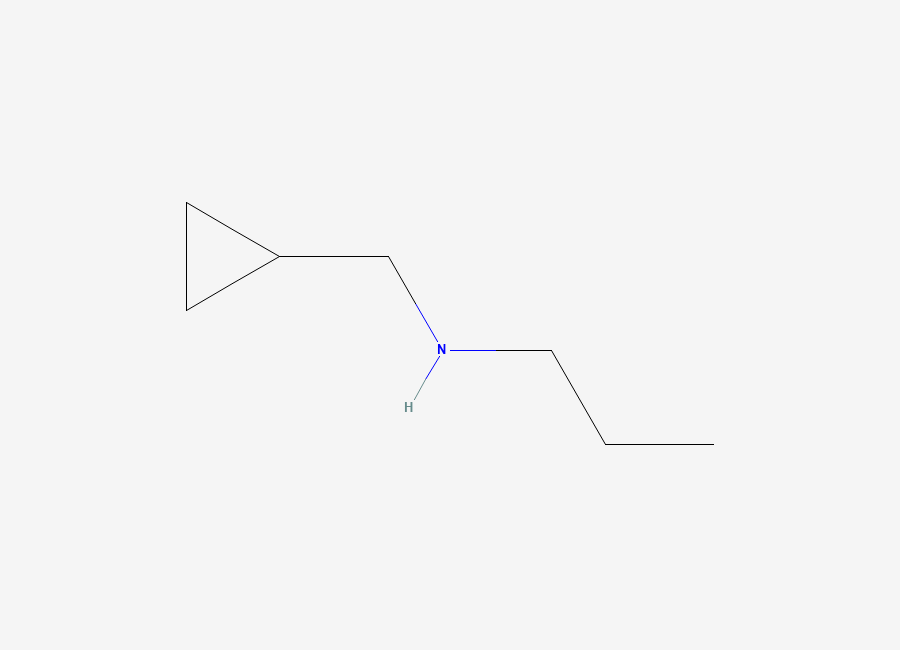 Two-dimensional chemical structure of Cyclopropanemethanamine, N-propyl-