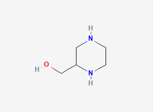 Two-dimensional chemical structure of (Piperazin-2-yl)methanol
