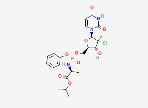 Two-dimensional chemical structure of Sofosbuvir impurity K