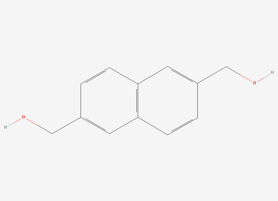 Two-dimensional chemical structure of 2,6-Bis(hydroxymethyl)naphthalene
