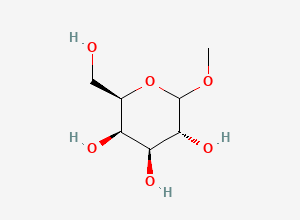 Two-dimensional chemical structure of Methyl D-galactopyranoside