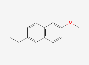 Two-dimensional chemical structure of Naproxen EP Impurity J, CAS 21388-17-0