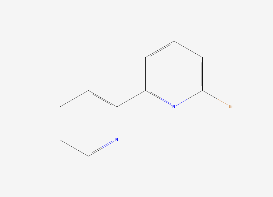 Two-dimensional chemical structure of 2-Bromo-6-(pyridin-2-yl)pyridine