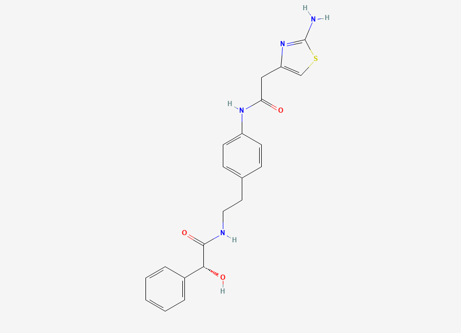 Two-dimensional chemical structure of Mirabegron Impurity B, CAS 1684453-05-1