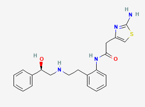 Two-dimensional chemical structure of Ortho-Mirabegron, CAS 1684452-80-9