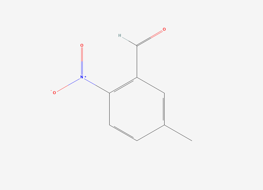 Two-dimensional chemical structure of 5-Methyl-2-nitrobenzaldehyde