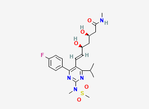 Two-dimensional chemical structure of Rosuvastatin Impurity 52