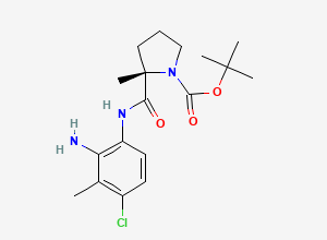 Two-dimensional chemical structure of Dalilesen Impurity 3