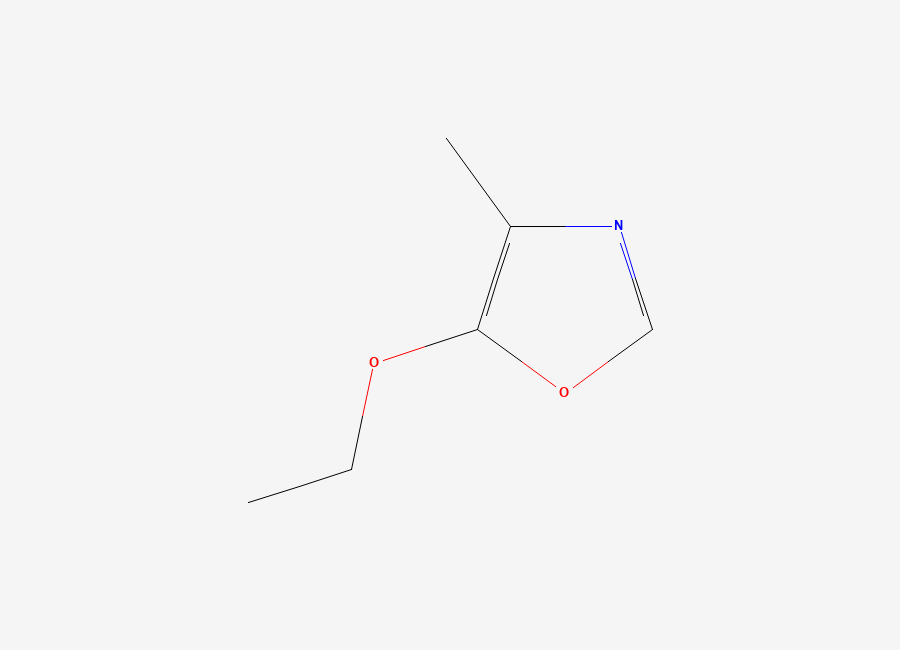 Two-dimensional chemical structure of 5-Ethoxy-4-methyloxazole