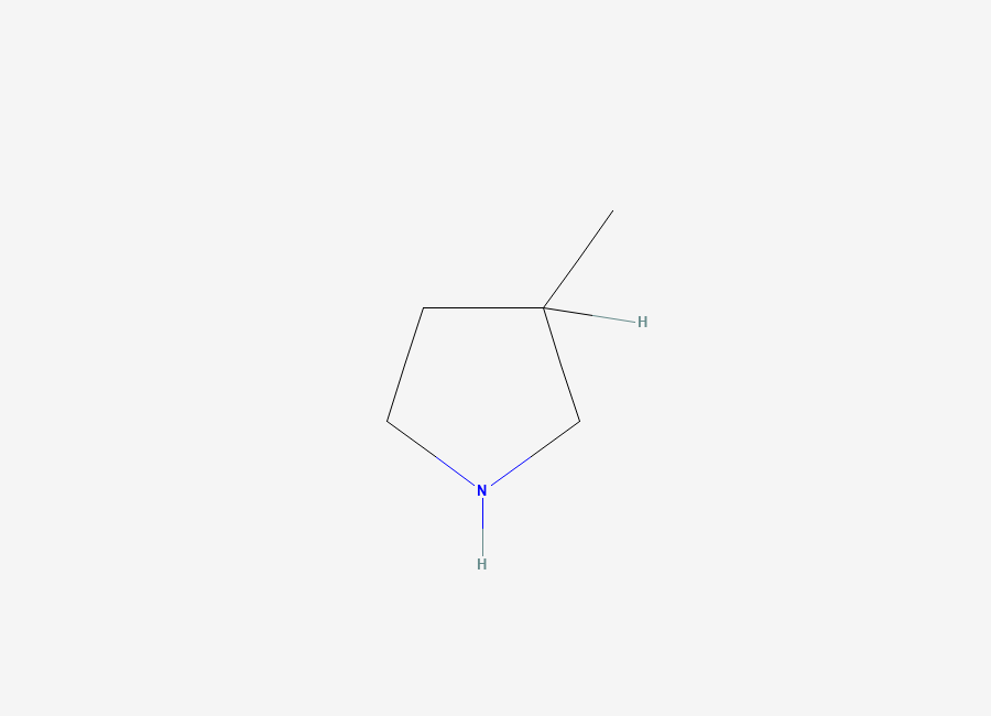 Two-dimensional chemical structure of 3-Methylpyrrolidine